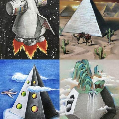 2023上学年创意素描