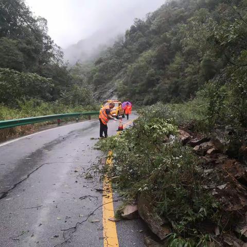 城区公路：及时清理塌方  保障公路畅通