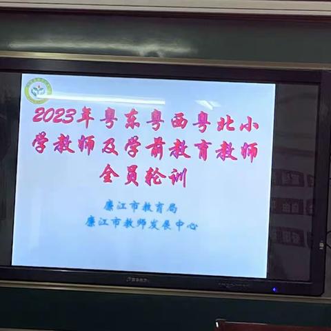 优化课堂教学，提高课堂教学效率——廉江市2023年粤东粤西粤北小学及学前教育教师全员轮训（高桥2班）