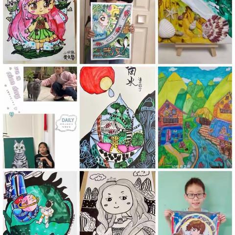 乐享一夏，“暑”你最美——武昌中华路小学金都校区暑假美术作品展