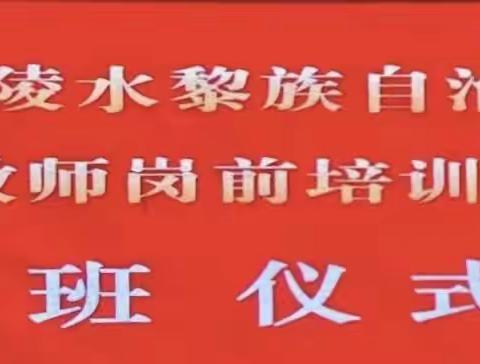 教育灌树苗，培训育师人——陵水县2023年新入职教师岗前培训开班