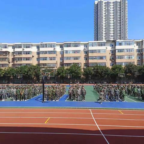 军训正当时，学法记我心 ——太原56中2023级初一新生军训纪实