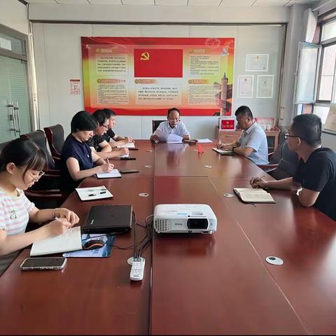 县综合检验检测中心传达学习中国共产党商河县第十四委员会第五次全体会议精神