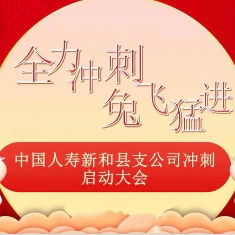 中国人寿新和县支公司2024年KMH冲刺启动大会