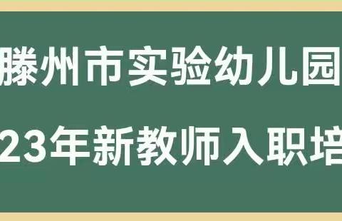 凝聚新力量，书写新篇章——滕州市实验幼儿园2023年新教师入职培训（二）