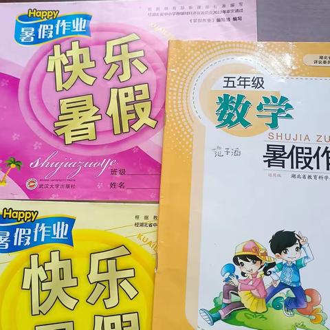 快乐的暑假  六(1)班 范子涵