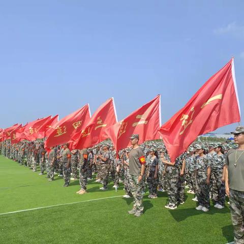 沙场秋点兵   风采少年郎——临沂第二十一中学七年级新生军训会操纪实