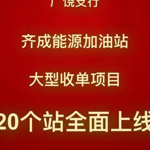 山东东营分行成功上线齐成能源商户收单项目