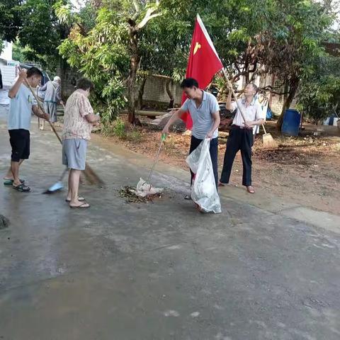 为迎接“”大比试”交叉检查，开展环境卫生大整治