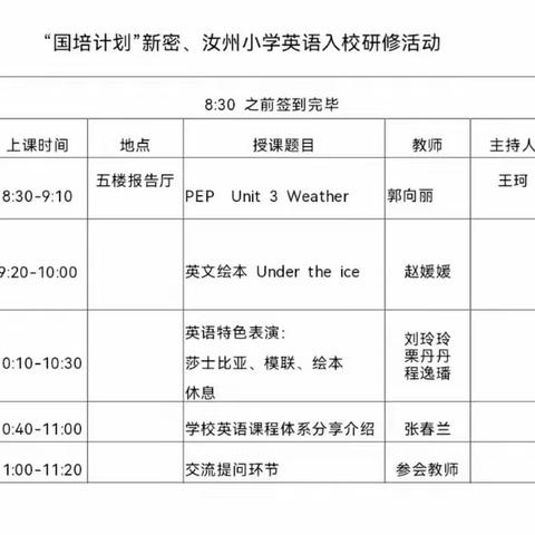 乘国培之风，扬成长之帆———“国培计划”（2023）汝州市骨干教师研修小学英语培训活动