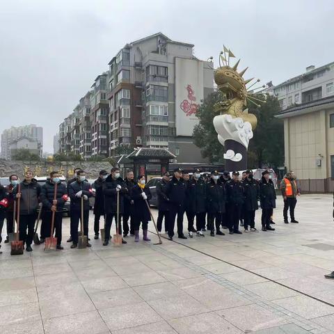 “铲菜护绿 美好环境”三方共治