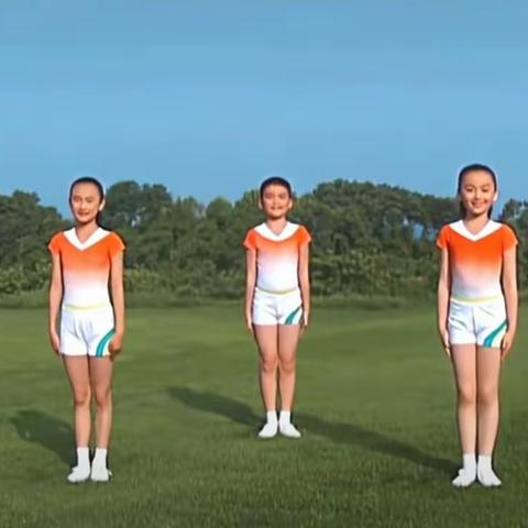 一年级小朋友们，快来学习广播体操吧！