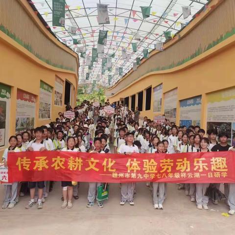 赣州市第九中学七年级开展“校内+校外 三线四点”劳动实践教育活动