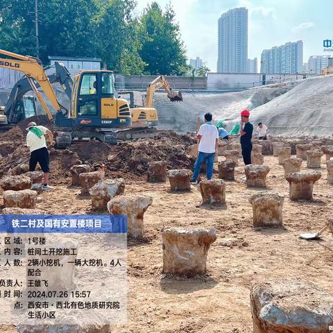 青龙寺组团（安置楼项目）工程进度日报（截止7月26日）