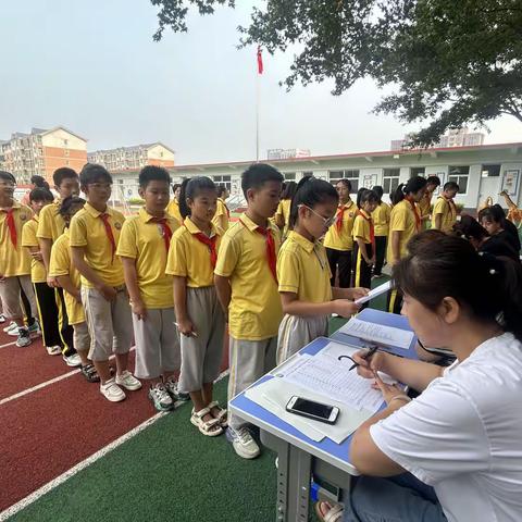 【健康快乐 和谐成长】——涞水镇学区西关小学“读经典，承国粹，育德慧少年”福娃闯关赛活动