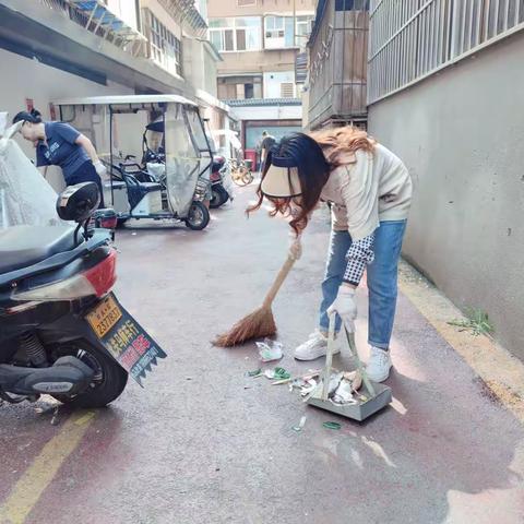 柏树林街道物业环境卫生专项整治行动