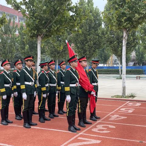 龙湖镇镇直小学升旗仪式