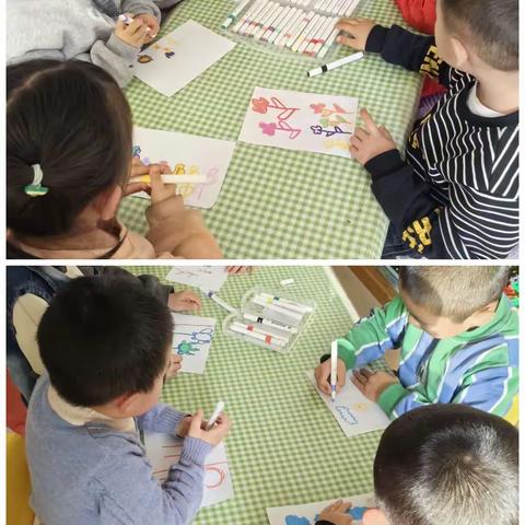 新开地幼儿园幼儿制作冰花主题活动