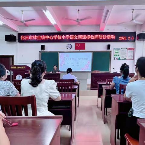 研读新课标  践行新理念——记林尘镇中心学校小学语文新课标研修活动