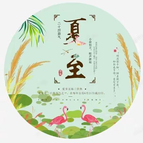 “夏至到，快乐到”—黎明第一幼儿园［大二班］夏至活动