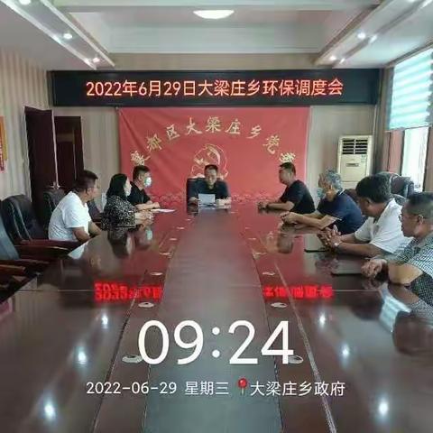 大梁庄乡政府2022年6月29日重点工作动态