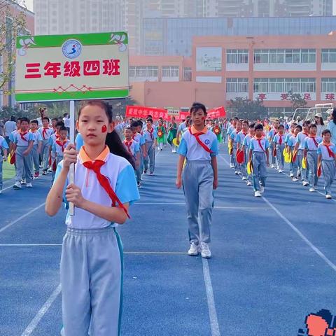 人人参与    个个精彩——304班运动会方队