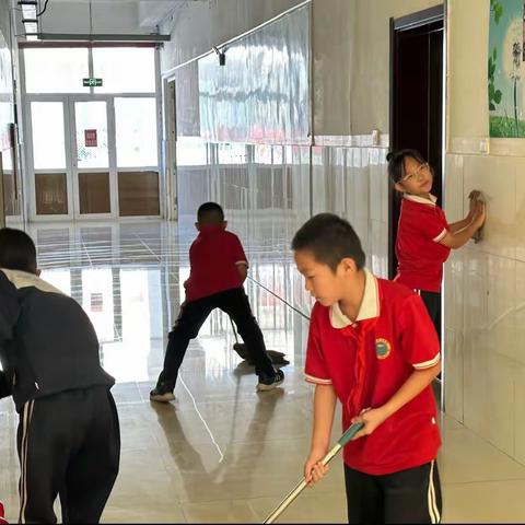 劳动最光荣—-记蒙西阳光学校四二班劳动实践活动