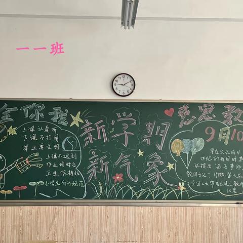 一墙一班报  一处一风景 ——曹妃甸区第四小学开展黑板报、文化墙评比