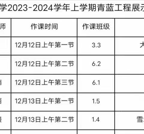 青蓝工程展风采  汇报交流促提升