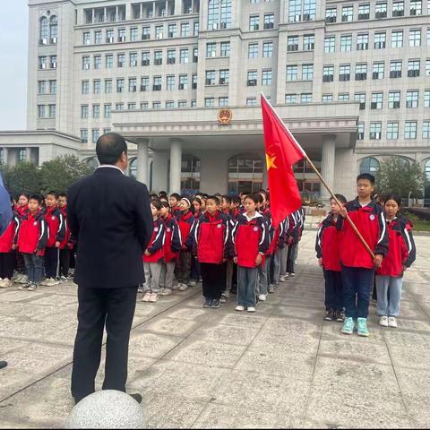 “检爱同行   共护花开”——10月17日黄畈中心小学师生走进县检察院