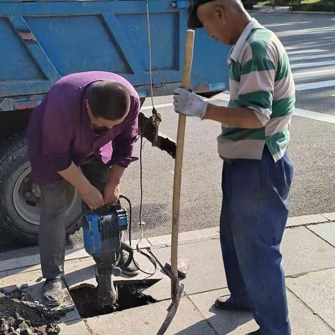 包头市市政事业发展中心城市照明亮化保障所迅速行动完成九原区奥林匹克大街等7条道路共计36块路名牌的安装工作