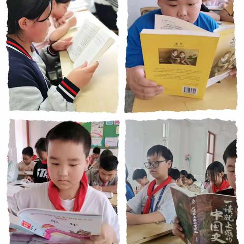 让阅读成为一种习惯 ——来龙中心小学六年级“真阅读”活动剪影