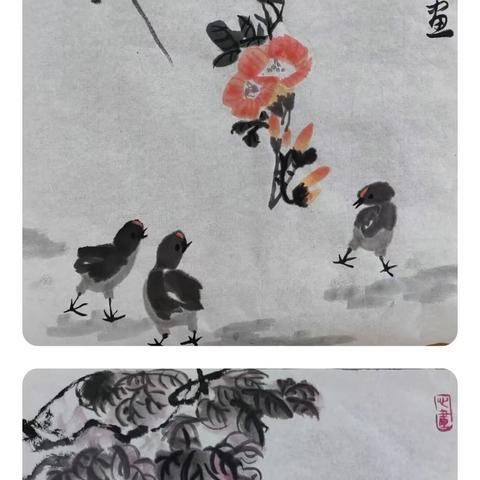 写意花鸟二年级10月12日学员作业