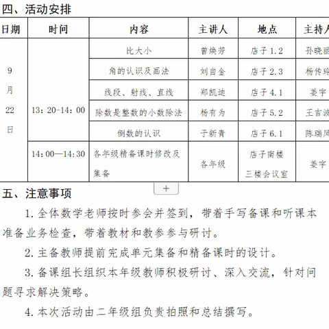 【至善汤庄】研思致新，赋能前行——临沂汤庄实验学校小学数学集体备课活动