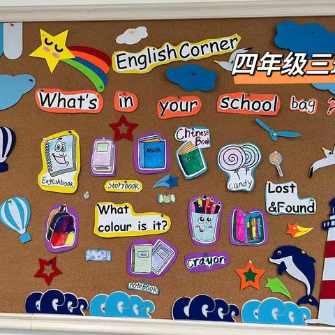 English Carnival—北外附校小学部的英语文化墙