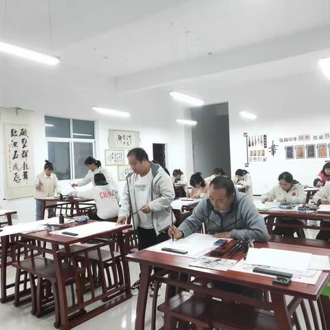 江口小学教师技能比拼展风采