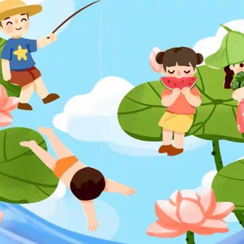 『一起过夏吧⛱️』—昌乐县经济开发区幼儿园大二班创意画活动