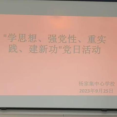 “学思想，强党性，重实践，建新功”党日活动