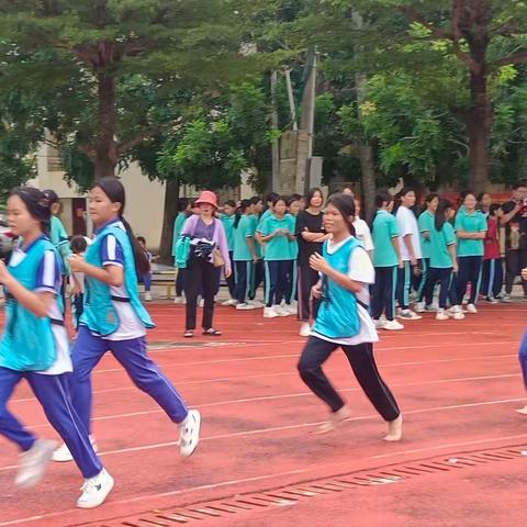 以测促练，助力中考——英州初级中学中考体育模拟考试