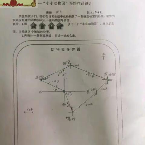 “小小动物园”写绘作品设计