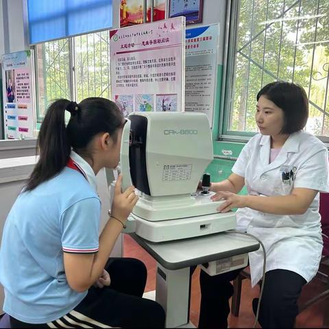 呵护眼睛，预防近视—泰安高新区凤凰小学开展视力检测活动