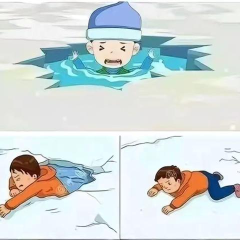 冰面暗藏险 溺水莫轻心——陈集幼儿园冬季安全提示