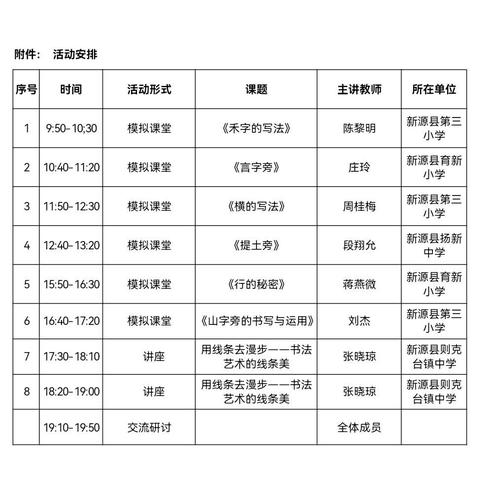 墨韵飘香 研课磨课促成长 ——记新源县书法名师工作室开展模拟课堂与讲座活动