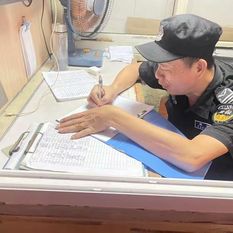 盐保四部二中队保税区护卫点八月份工作小结