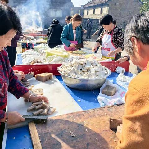 狮豹头乡正面村欢度中秋佳节