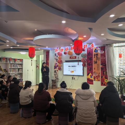 隰县图书馆音乐绘本“甜甜姐姐讲故事”—《100只兔子想唱歌》巧手制相框，相框藏美好