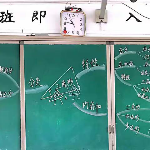 四下数学第五单元“三角形”思维导图