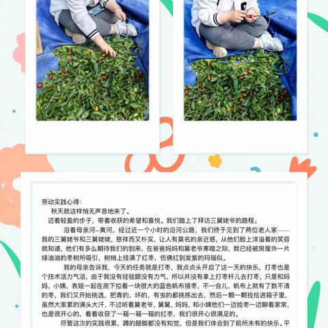 劳动赋能 乐享成长