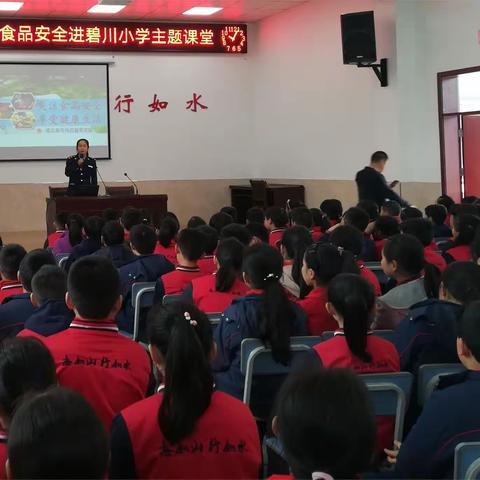 关注食品安全，共筑和谐校园——碧川小学食品安全教育活动