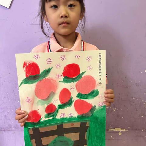 育德幼儿园美术班刘鑫梦画画之旅